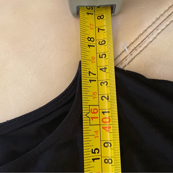 THEORY modal silk black turtleneck mock tank top P 0/00 Nordstrom, high quality - Picture 3 of 11